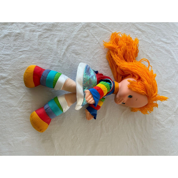 Vintage 1983 Rainbow Brite LARGE 18" Doll Plush Hallmark Mattel Toy - Picture 8 of 14